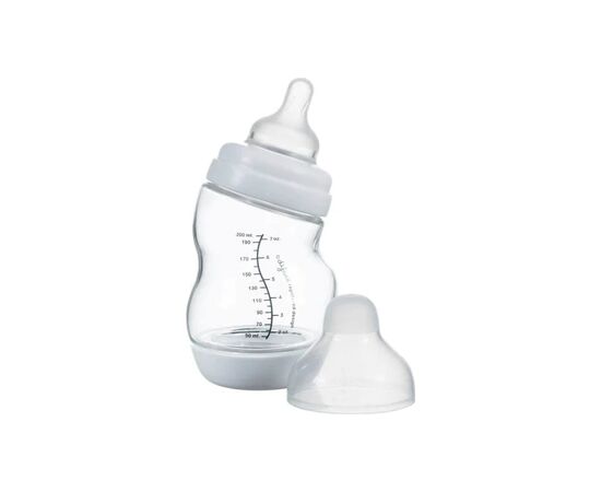 Бутылочка для кормления Difrax S-bottle Wide антиколиковая из силикона, 200 мл (3331FE)