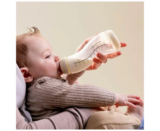 Бутылочка для кормления Difrax S-bottle Natural антиколиковая, силикон, 250 мл (736FE Pink), изображение 8
