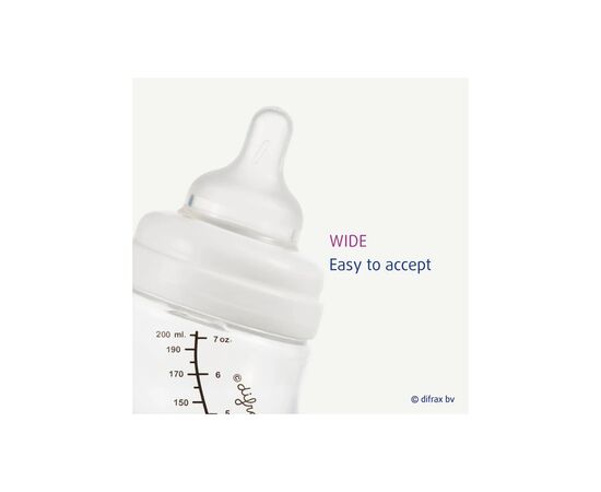 Бутылочка для кормления Difrax S-bottle Wide антиколиковая, силикон, 310 мл (737FE Pink), изображение 4 Бутылочка для кормления Difrax S-bottle Wide антиколиковая, силикон, 310 мл (737FE Pink), изображение 4