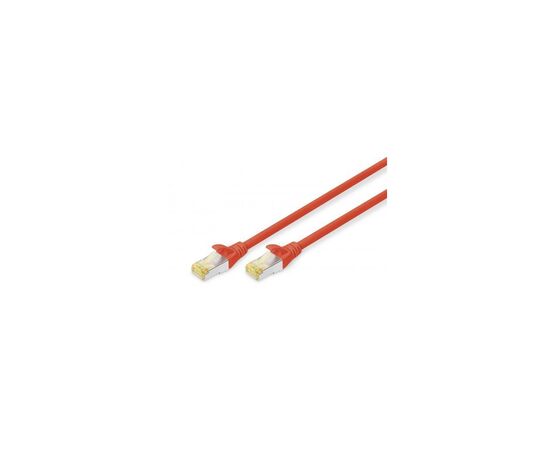 Патч-корд 0.5м, CAT 6a S-FTP, AWG 26/7, Cu, LSZH, red Digitus (DK-1644-A-005/R)
