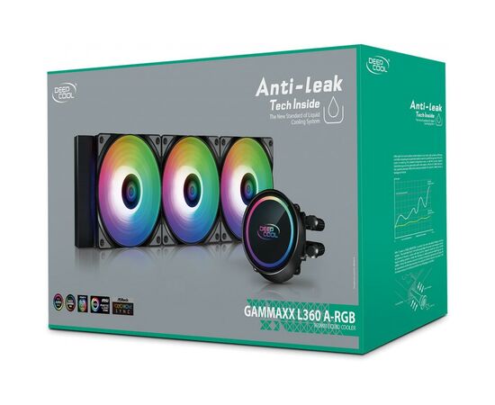 Система водяного охлаждения Deepcool GAMMAXX L360 A-RGB, изображение 9 Система водяного охлаждения Deepcool GAMMAXX L360 A-RGB, изображение 9