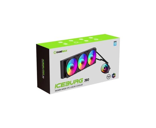 Система жидкостного охлаждения Gamemax IceBurg 360 Infinity, изображение 9 Система жидкостного охлаждения Gamemax IceBurg 360 Infinity, изображение 9