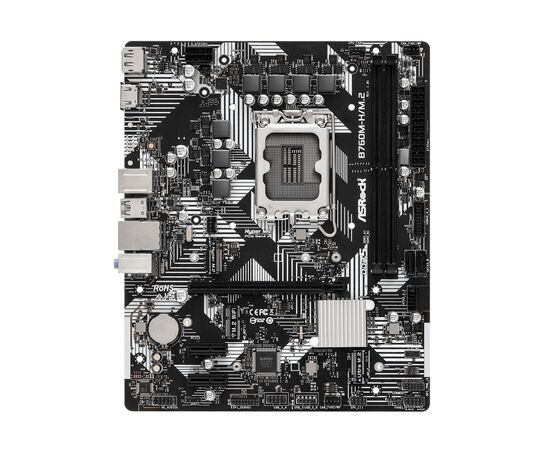 Материнская плата ASRock B760M-H/M.2, изображение 2 Материнская плата ASRock B760M-H/M.2, изображение 2