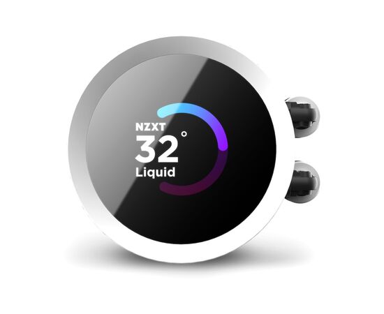 Система водяного охлаждения NZXT Kraken RGB 360mm AIO liquid cooler w/Display, (RL-KR360-W1), изображение 3
