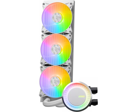 Система водяного охлаждения MSI MAG CoreLiquid E360 White, изображение 7 Система водяного охлаждения MSI MAG CoreLiquid E360 White, изображение 7