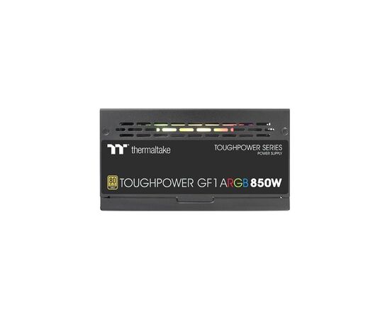 Блок питания ThermalTake 850W Toughpower GF1 80 Plus Gold ARGB (PS-TPD-0850F3FAGE-1), изображение 3 Блок питания ThermalTake 850W Toughpower GF1 80 Plus Gold ARGB (PS-TPD-0850F3FAGE-1), изображение 3