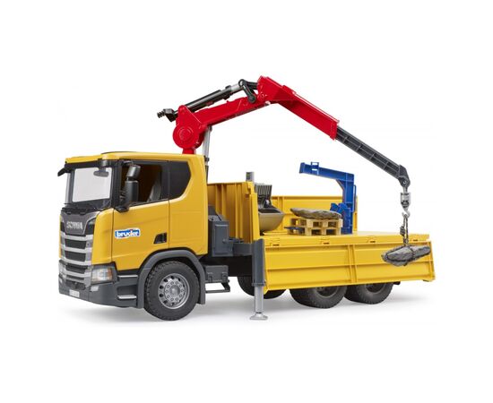 Спецтехника Bruder Scania Super 560R с краном-манипулятором 1:16 с аксессуарами (03551), изображение 8 Спецтехника Bruder Scania Super 560R с краном-манипулятором 1:16 с аксессуарами (03551), изображение 8