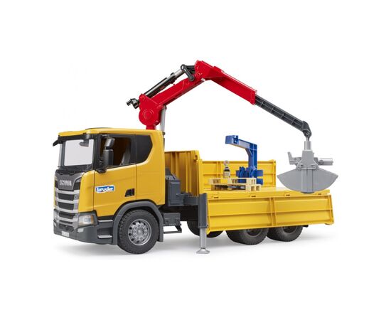 Спецтехніка Bruder Scania Super 560R з краном-маніпулятором 1:16 з аксесуарами (03551)