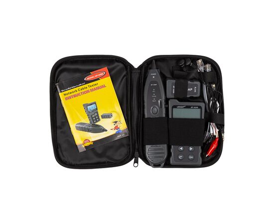 Тестер кабельный Noyafa RJ-45, RJ-12, RJ-11 + PoE + with tone generator (NF-8209)