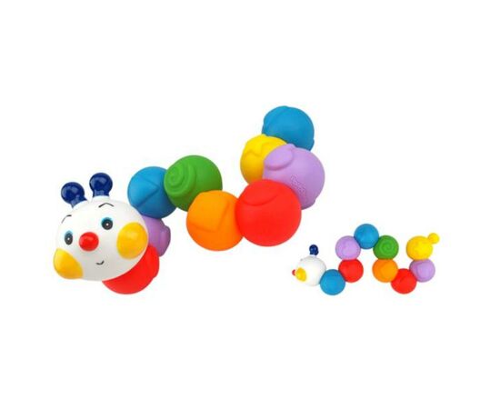 Развивающая игрушка K’S KIDS Складывающаяся гусеничка (KA10610-3GB), изображение 3 Развивающая игрушка K’S KIDS Складывающаяся гусеничка (KA10610-3GB), изображение 3