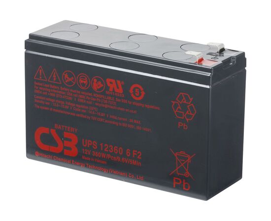 Батарея до ДБЖ CSB UPS123606F2 12V 6Ah (UPS123606F2)