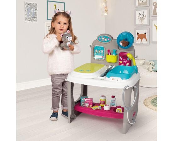 Игровой набор Smoby Ветеринарный центр с котиком и хомяком (340404), изображение 4 Игровой набор Smoby Ветеринарный центр с котиком и хомяком (340404), изображение 4