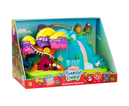 Игровой набор Pinata Smashlings Дом на дереве (дом на дереве, 6 фигурок, аксессуары) (SL9000)