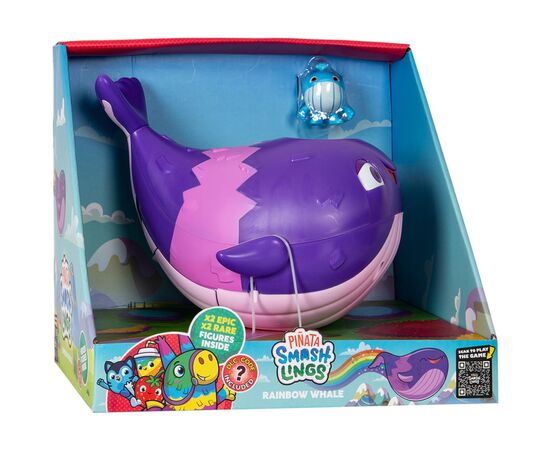 Ігровий набір Pinata Smashlings Райдужний кит (кит, 4 фігурки, аксесуари) (SL9003)