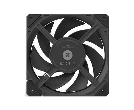 Кулер для корпуса Ekwb EK-Loop Fan FPT 120 - Black (550-2300rpm) (3831109900000), изображение 2 Кулер для корпуса Ekwb EK-Loop Fan FPT 120 - Black (550-2300rpm) (3831109900000), изображение 2