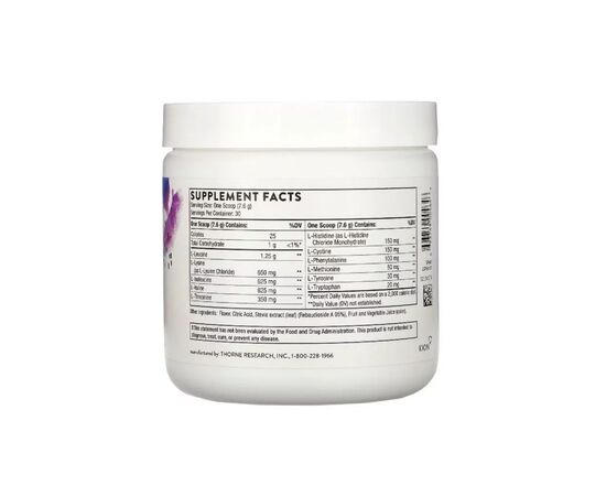 Витаминно-минеральный комплекс Thorne Research Комплекс аминокислот, вкус ягод, Amino Complex, Berry Flavored, 228 г ( (THR-00464), изображение 2 Витаминно-минеральный комплекс Thorne Research Комплекс аминокислот, вкус ягод, Amino Complex, Berry Flavored, 228 г ( (THR-00464), изображение 2