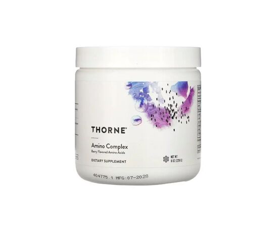 Вітамінно-мінеральний комплекс Thorne Research Комплекс амінокислот, смак ягід, Amino Complex, Berry Flavored, 228 г (THR-00464)