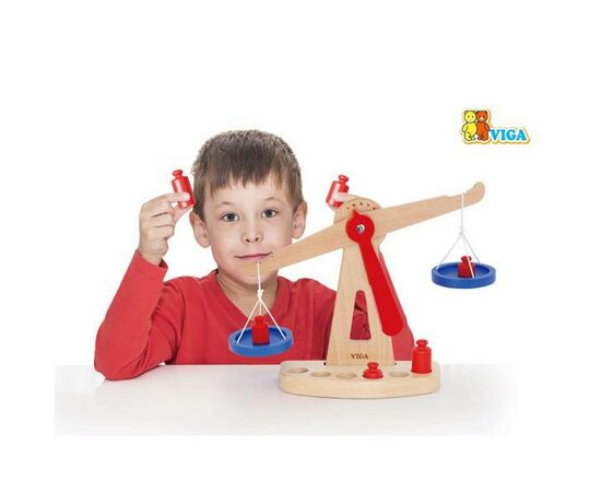 Игровой набор Viga Toys Весы (50660), изображение 4 Игровой набор Viga Toys Весы (50660), изображение 4