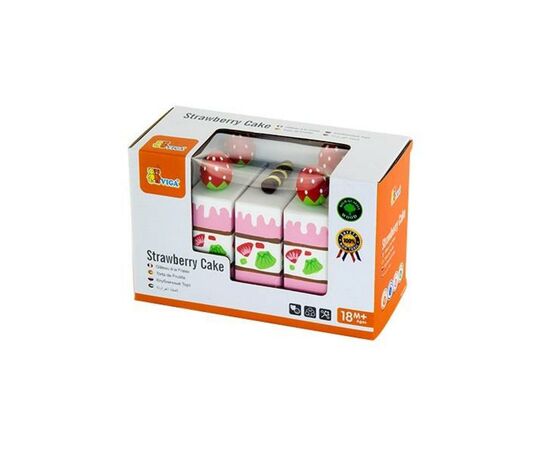 Ігровий набір Viga Toys Полуничний торт (51324)