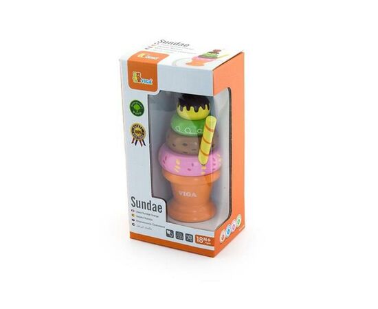 Игровой набор Viga Toys Мороженое с фруктами. Вишенка (51322), изображение 2