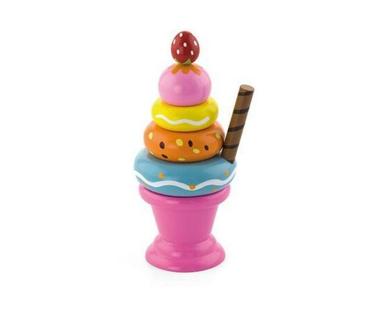 Ігровий набір Viga Toys Морозиво з фруктами. Полуничка (51321)