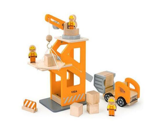 Ігровий набір Viga Toys Будівельний майданчик (51616)