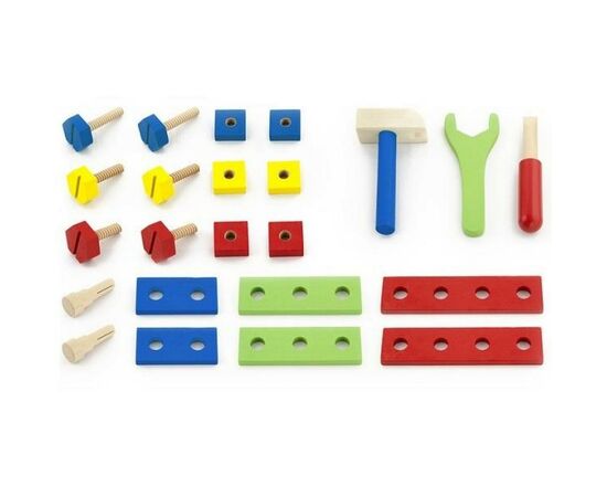 Игровой набор Viga Toys Ящик с инструментами (50494), изображение 4