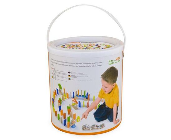 Игровой набор Viga Toys Домино, 116 элементов (51620), изображение 3 Игровой набор Viga Toys Домино, 116 элементов (51620), изображение 3