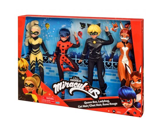 Кукла Miraculous набор Леди Баг и Супер-Кит - Леди Баг, Супер-Кит, Рена Руж и (50369), изображение 6 Кукла Miraculous набор Леди Баг и Супер-Кит - Леди Баг, Супер-Кит, Рена Руж и (50369), изображение 6