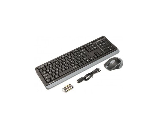 Комплект A4Tech FGS1035Q Wireless Grey (FGS1035Q Grey), зображення 2 Комплект A4Tech FGS1035Q Wireless Grey (FGS1035Q Grey), зображення 2