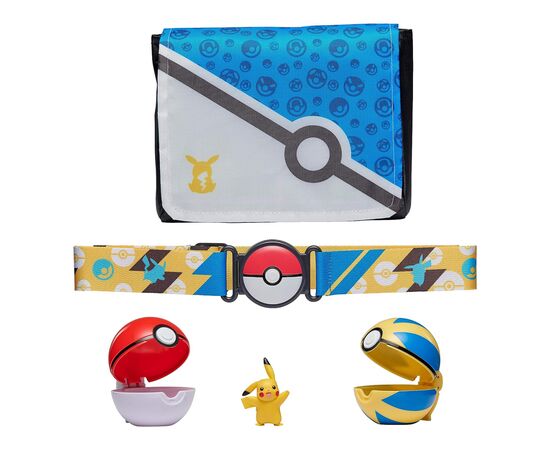 Игровой набор Pokemon W4 - Снаряжение тренера Пикачу (PKW3156), изображение 2 Игровой набор Pokemon W4 - Снаряжение тренера Пикачу (PKW3156), изображение 2