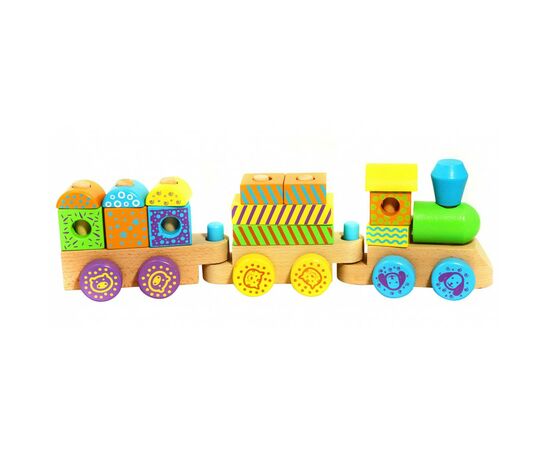Конструктор Viga Toys Поезд (50572B), изображение 3