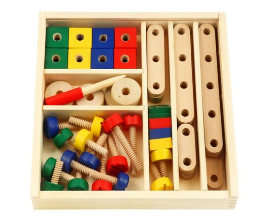 Конструктор Viga Toys деревянный (50490), изображение 2 Конструктор Viga Toys деревянный (50490), изображение 2