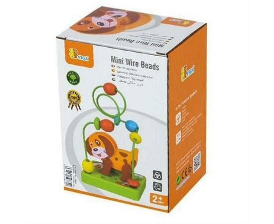 Развивающая игрушка Viga Toys Мини-лабиринт Собачка (59662), изображение 3 Развивающая игрушка Viga Toys Мини-лабиринт Собачка (59662), изображение 3