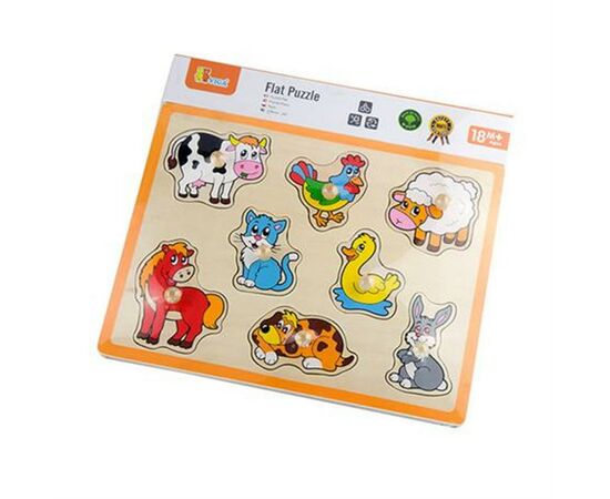 Развивающая игрушка Viga Toys Ферма (50017), изображение 2 Развивающая игрушка Viga Toys Ферма (50017), изображение 2