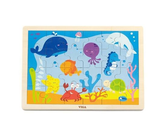 Пазл Viga Toys Океан 24 элемента (50200), изображение 2 Пазл Viga Toys Океан 24 элемента (50200), изображение 2