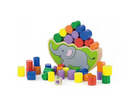 Розвиваюча іграшка Viga Toys Балансувальний слон (50390)