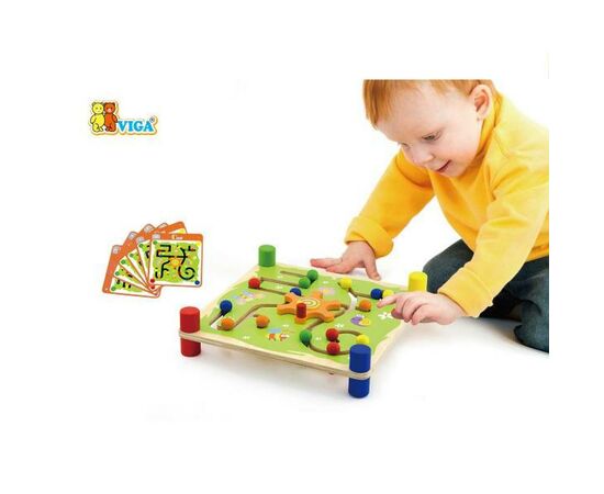 Развивающая игрушка Viga Toys Лабиринт (50175), изображение 3 Развивающая игрушка Viga Toys Лабиринт (50175), изображение 3