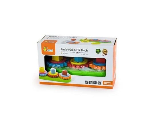 Развивающая игрушка Viga Toys Шестеренки (59611), изображение 2 Развивающая игрушка Viga Toys Шестеренки (59611), изображение 2