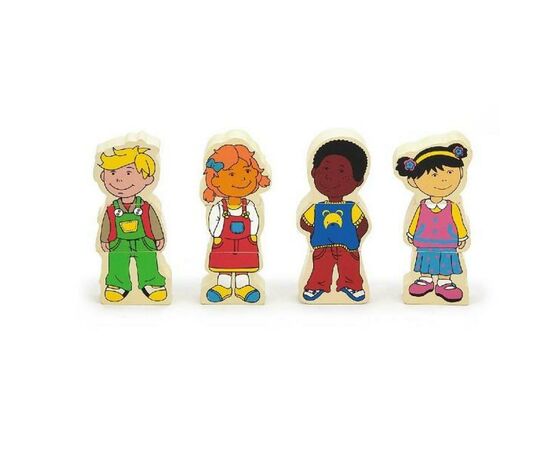 Развивающая игрушка Viga Toys Набор магнитов Дети (59699VG), изображение 2