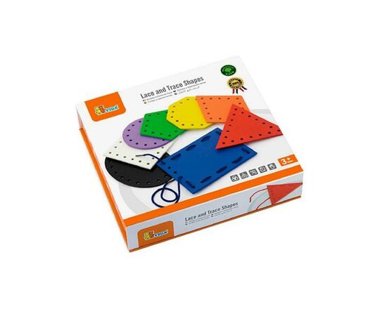 Розвиваюча іграшка Viga Toys Шнуровка Форми (50538)