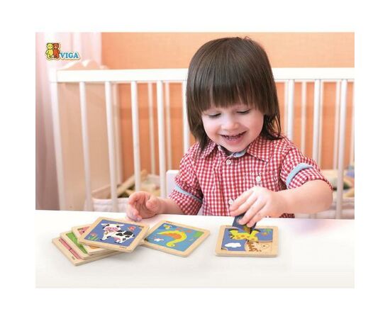 Пазл Viga Toys Божья коровка (50140), изображение 2 Пазл Viga Toys Божья коровка (50140), изображение 2