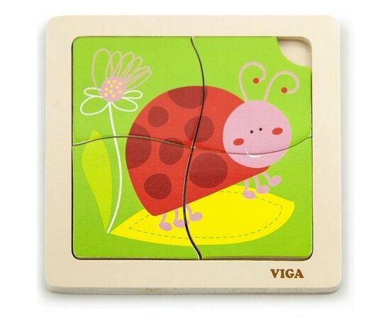 Пазл Viga Toys Божья коровка (50140)
