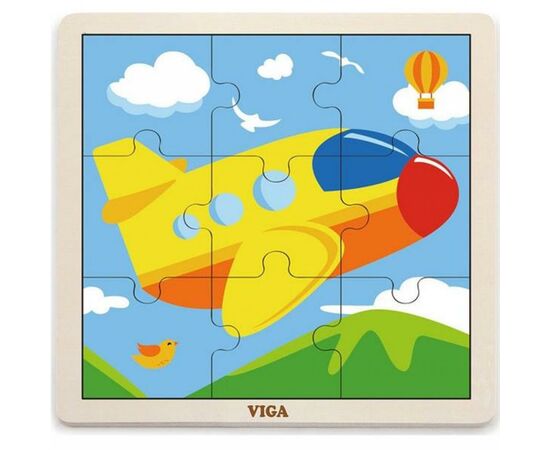 Пазл Viga Toys Літак (51447)