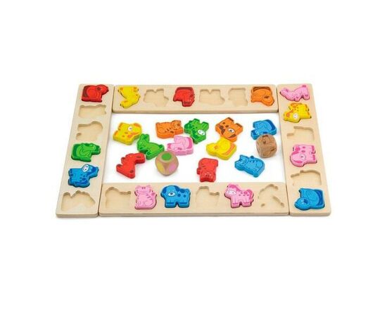 Развивающая игрушка Viga Toys Игра-сортер Карнавал животных (50450), изображение 2 Развивающая игрушка Viga Toys Игра-сортер Карнавал животных (50450), изображение 2