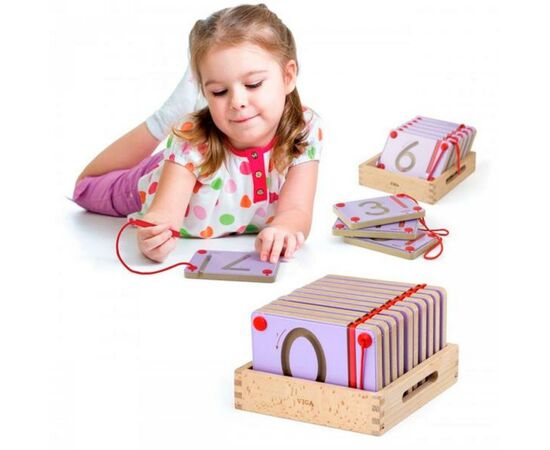 Развивающая игрушка Viga Toys Набор для написания магнитных цифр 10 шт (50339), изображение 2 Развивающая игрушка Viga Toys Набор для написания магнитных цифр 10 шт (50339), изображение 2