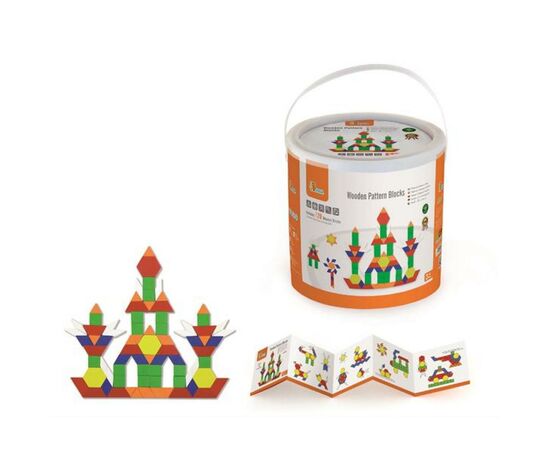 Конструктор Viga Toys Набор строительных блоков (50065)