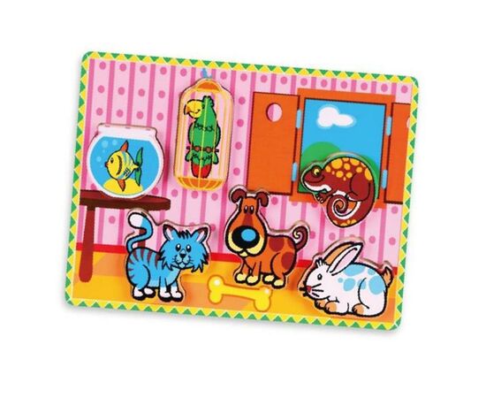 Пазл Viga Toys Домашні тварини (56440)