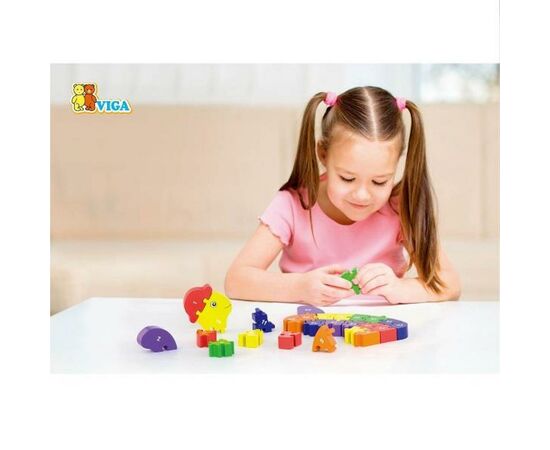 Пазл Viga Toys Черепаха (55250), изображение 4 Пазл Viga Toys Черепаха (55250), изображение 4
