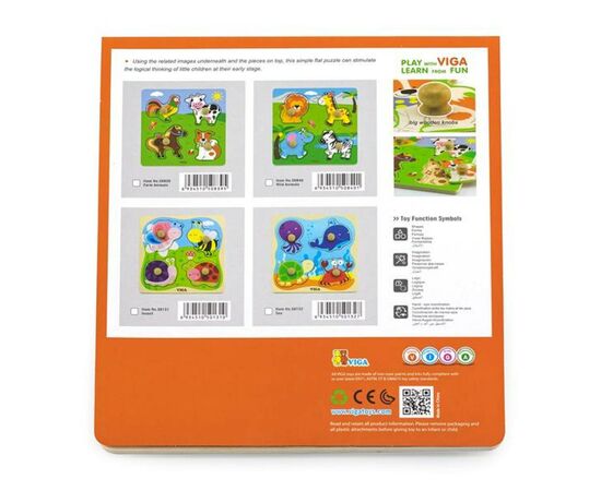Развивающая игрушка Viga Toys Ферма (50839), изображение 2 Развивающая игрушка Viga Toys Ферма (50839), изображение 2